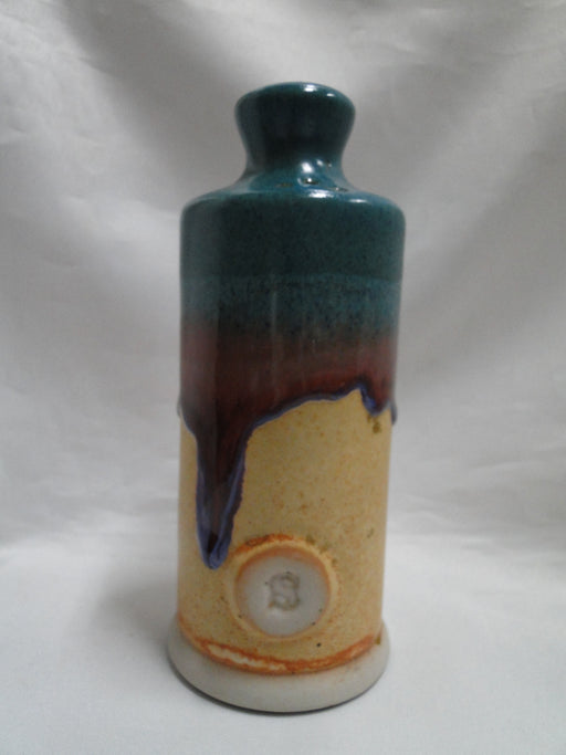 Walt Glass Pottery Texas Sunset: Salt Shaker, "S", 3 Holes, 5 7/8" Tall