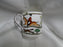 Crown Staffordshire Hunting Scene: Hunters, Horses: Demi Flat Cup & Rim Saucer