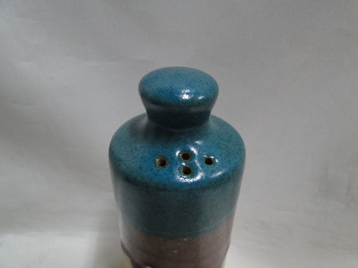 Walt Glass Pottery Texas Sunset: Pepper Shaker, "P", 4 Holes, 5 7/8" Tall