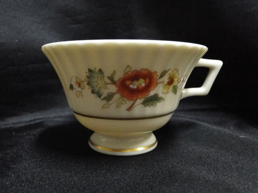 Lenox Temple Blossom, Orange & Yellow Flowers: Cup & Saucer Set, 2 1/2"