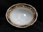 Royal Albert Crown China 4147, Rust Florals: Open Oval Sugar Bowl, 5 1/4" x 2"