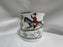 Crown Staffordshire Hunting Scene: Hunters, Horses: Demi Flat Cup, Canton Saucer