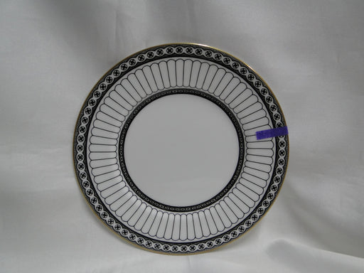 Wedgwood Colonnade Black, Black Lines & Circles: Bread Plate, 6", Nick