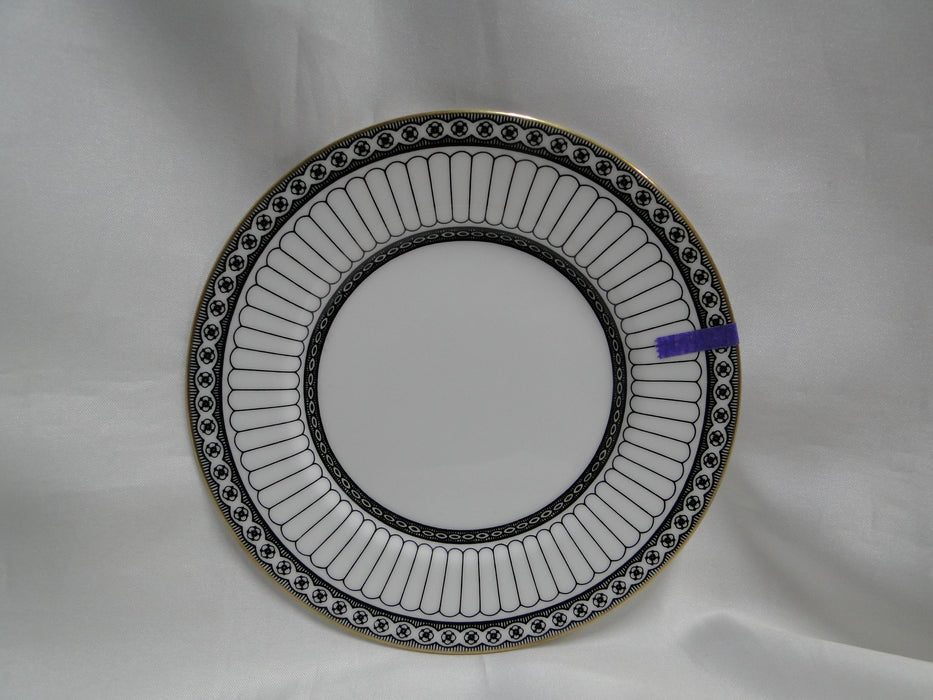 Wedgwood Colonnade Black, Black Lines & Circles: Bread Plate, 6", Nick