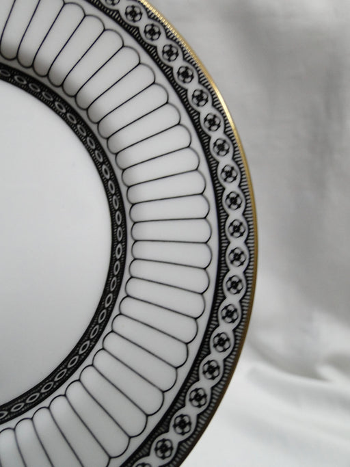 Wedgwood Colonnade Black, Black Lines & Circles: Bread Plate, 6", Nick