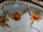 Royal Albert Crown China 4147, Rust Florals: Square Bread Plate, 6", As Is