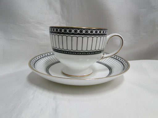 Wedgwood Colonnade Black, Black Lines & Circles: Cup & Saucer Set (s), 2 3/4"