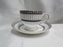 Wedgwood Colonnade Black, Black Lines & Circles: Cup & Saucer Set (s), 2 3/4"
