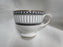 Wedgwood Colonnade Black, Black Lines & Circles: Cup & Saucer Set (s), 2 3/4"