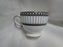 Wedgwood Colonnade Black, Black Lines & Circles: Cup & Saucer Set (s), 2 3/4"