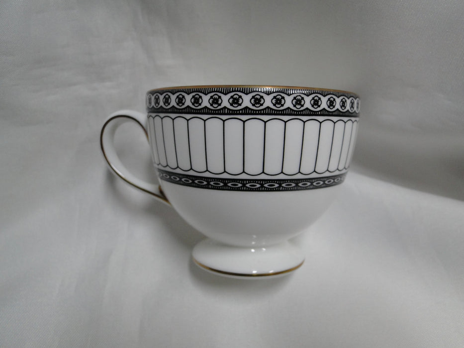 Wedgwood Colonnade Black, Black Lines & Circles: Cup & Saucer Set (s), 2 3/4"