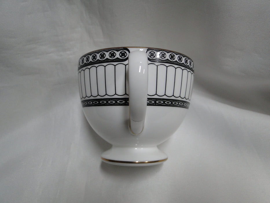 Wedgwood Colonnade Black, Black Lines & Circles: Cup & Saucer Set (s), 2 3/4"