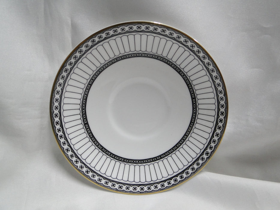 Wedgwood Colonnade Black, Black Lines & Circles: Cup & Saucer Set (s), 2 3/4"