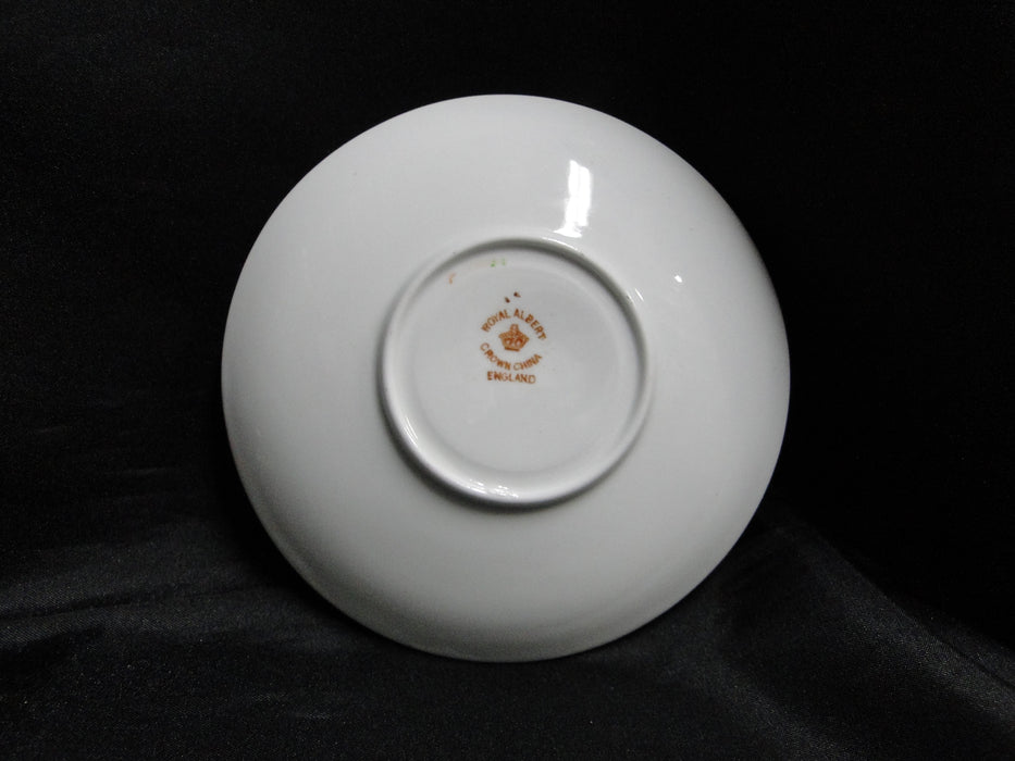 Royal Albert Crown China 4147, Rust Florals: Cup & Saucer Set (s), 2 1/2"