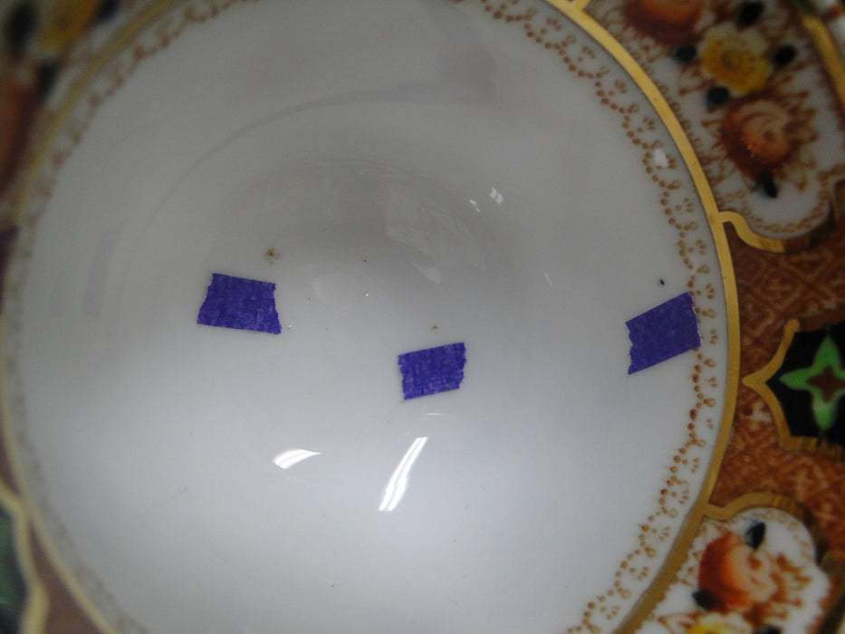 Royal Albert Crown China 4147, Rust Florals: Cup & Saucer Set (s), 2 1/2"