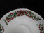 Centurion Ribbon Holly, Red Ribbon: Cup & Saucer Set (s), 3 1/8" Tall