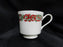 Centurion Ribbon Holly, Red Ribbon: Cup & Saucer Set (s), 3 1/8" Tall
