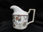 Wedgwood Pashmina, Floral Vines: Creamer / Cream Pitcher, 3 5/8" Tall