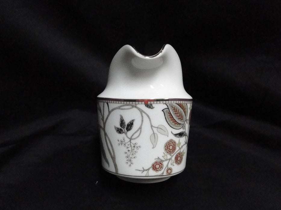 Wedgwood Pashmina, Floral Vines: Creamer / Cream Pitcher, 3 5/8" Tall