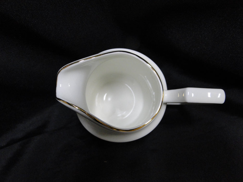 Wedgwood Pashmina, Floral Vines: Creamer / Cream Pitcher, 3 5/8" Tall