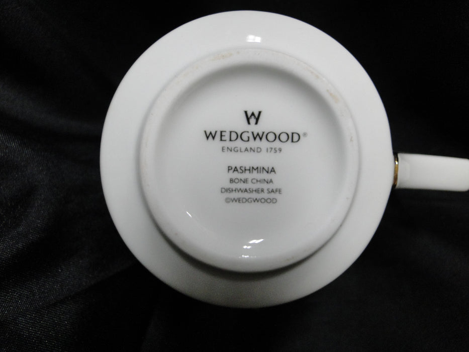 Wedgwood Pashmina, Floral Vines: Creamer / Cream Pitcher, 3 5/8" Tall