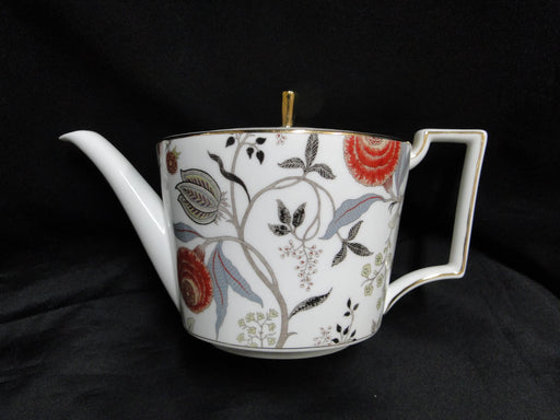Wedgwood Pashmina, Floral Vines: Teapot & Lid, 5 1/2" Tall