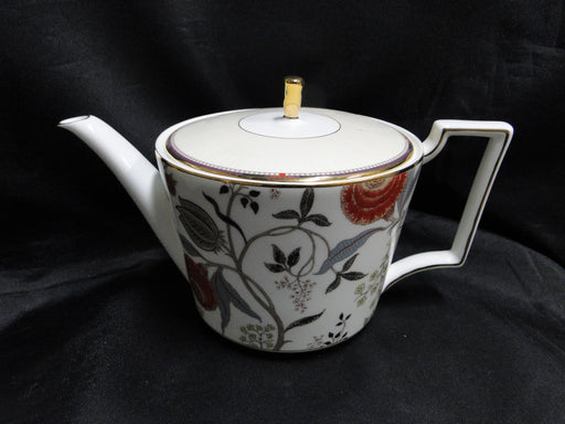 Wedgwood Pashmina, Floral Vines: Teapot & Lid, 5 1/2" Tall