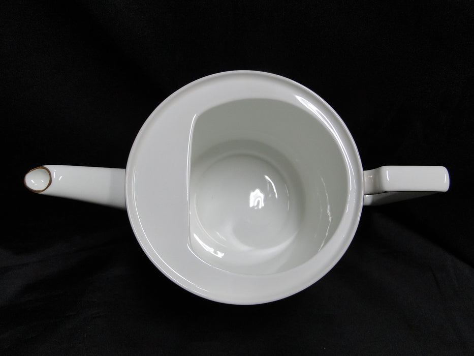 Wedgwood Pashmina, Floral Vines: Teapot & Lid, 5 1/2" Tall