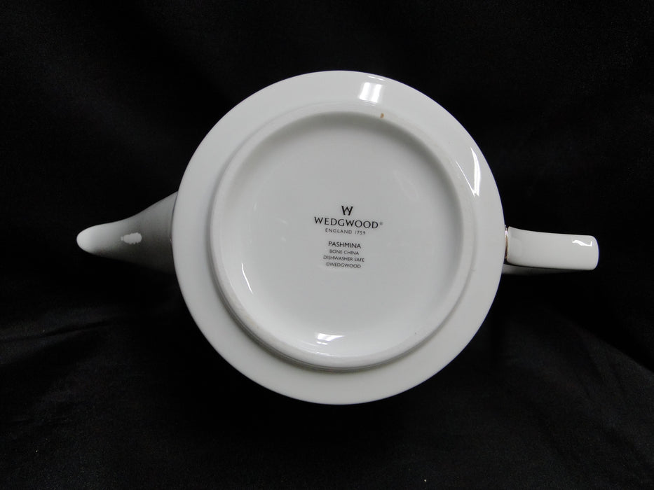Wedgwood Pashmina, Floral Vines: Teapot & Lid, 5 1/2" Tall