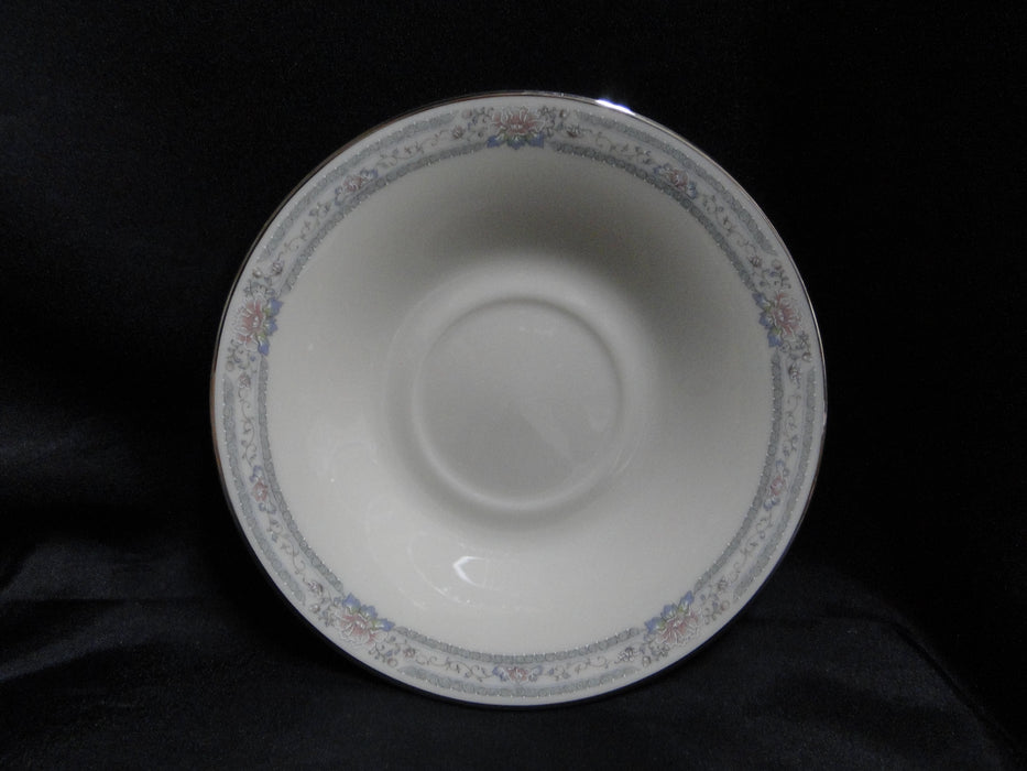 Lenox Charleston, Pastel Floral Band, Platinum: Cup & Saucer Set (s), 3 1/4"