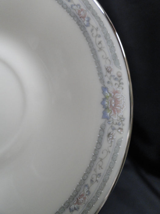 Lenox Charleston, Pastel Floral Band, Platinum: Cup & Saucer Set (s), 3 1/4"