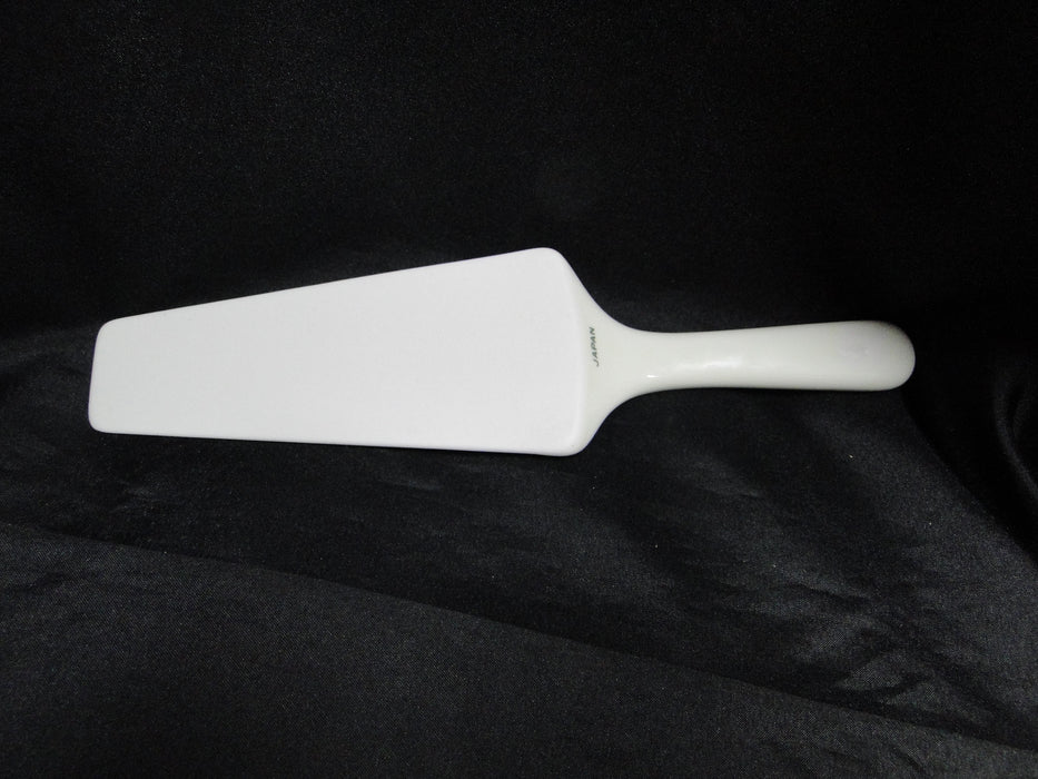 Centurion Ribbon Holly, Red Ribbon: Solid Ceramic Pie & Cake Server, 10" Long