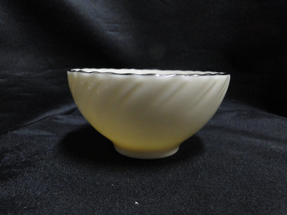Lenox Weatherly, Ivory Swirled, Platinum: Cup & Saucer Set (s), 2 1/8" Tall