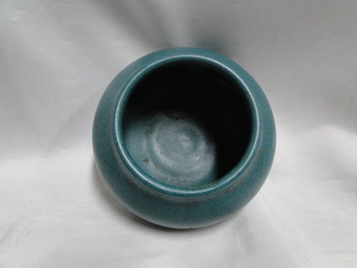 Walt Glass Pottery Teal: Votive Candle Holder, 2 1/2" Tall, All Over Teal
