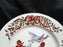 Centurion Ribbon Holly, Red Ribbon: "2 Turtle Doves" Salad Plate, 7 1/2"