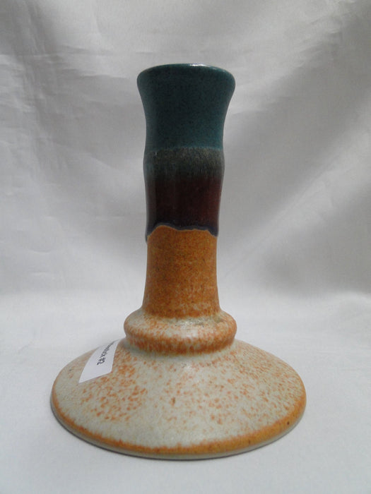 Walt Glass Pottery Texas Sunset: Candlestick (s), 4 3/4" Tall