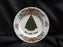 Centurion Ribbon Holly, Red Ribbon: "5 Gold Rings" Salad Plate, 7 1/2"