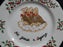 Centurion Ribbon Holly, Red Ribbon: "6 Geese A-Laying" Salad Plate, 7 1/2"