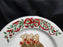 Centurion Ribbon Holly, Red Ribbon: "6 Geese A-Laying" Salad Plate, 7 1/2"