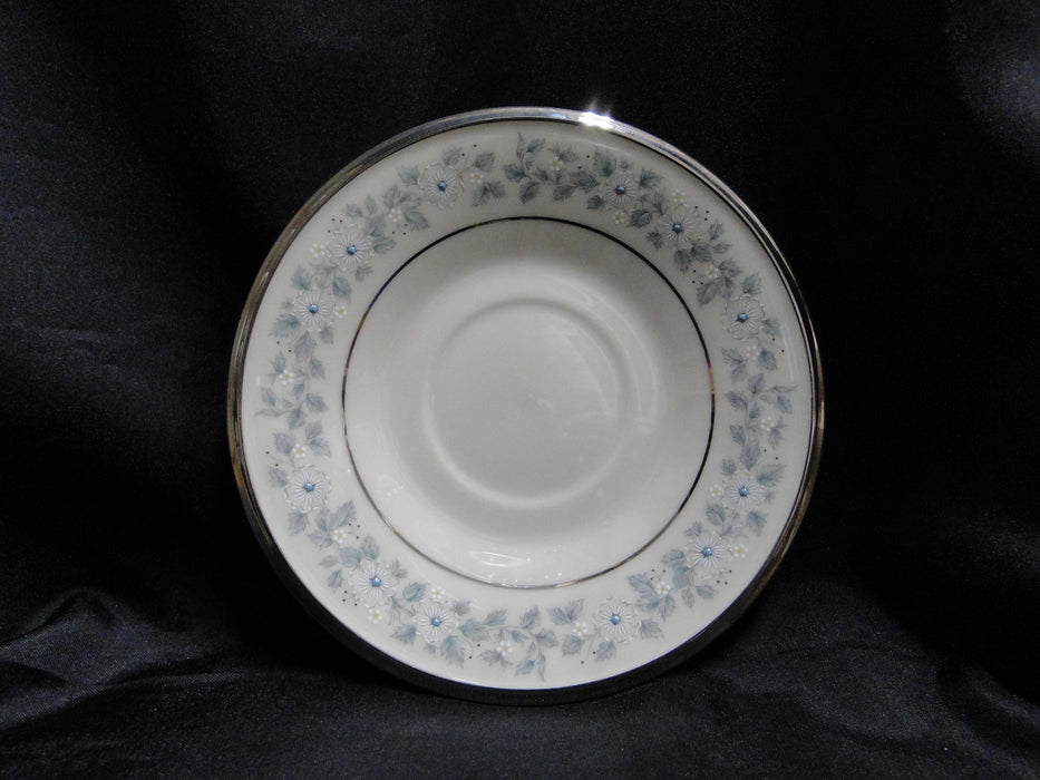 Lenox Windsong, White Flowers, Platinum: Cup & Saucer Set (s), 3" Tall