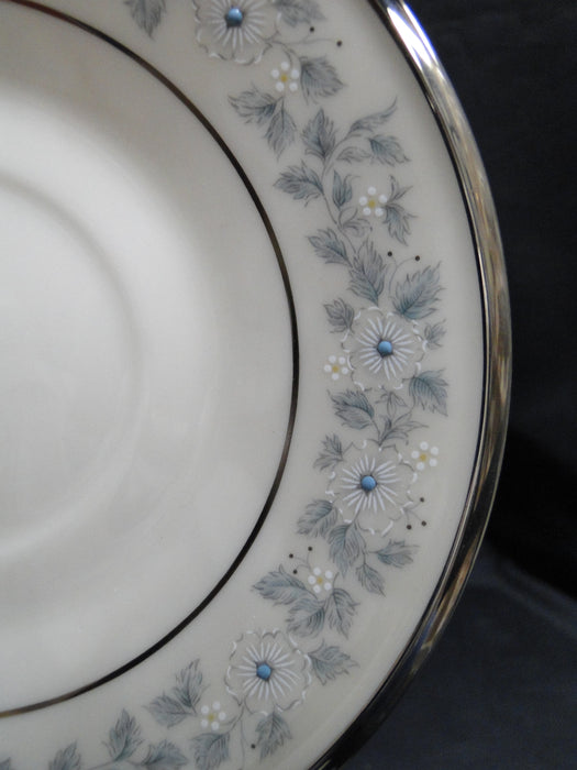 Lenox Windsong, White Flowers, Platinum: Cup & Saucer Set (s), 3" Tall