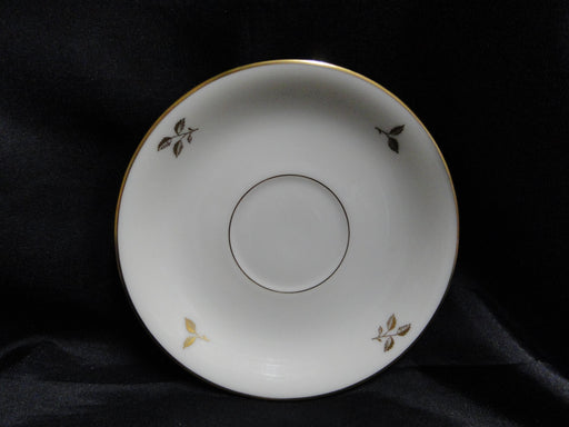 Lenox Rhodora, Gold Leaves, Gold Trim: 5 5/8" Saucer Only, No Cup