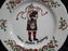Centurion Ribbon Holly, Red Ribbon: "9 Pipers Piping" Salad Plate, 7 1/2"