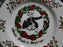 Centurion Ribbon Holly, Red Ribbon: "11 Lords A-Leaping" Salad Plate, 7 1/2"