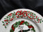Centurion Ribbon Holly, Red Ribbon: "11 Lords A-Leaping" Salad Plate, 7 1/2"