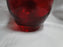All Over Red Glass: Flower Vase, 6 1/4" Tall  --  MG#262