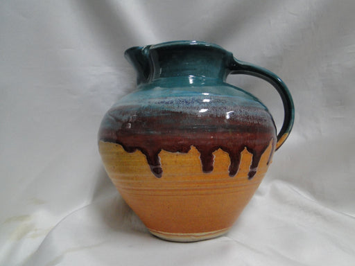 Walt Glass Pottery Texas Sunset: Water Serving Pitcher, 7 1/2" Tall