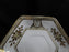 Noritake Raised Gold Florals on White: Chocolate Cup & Saucer Set, As Is