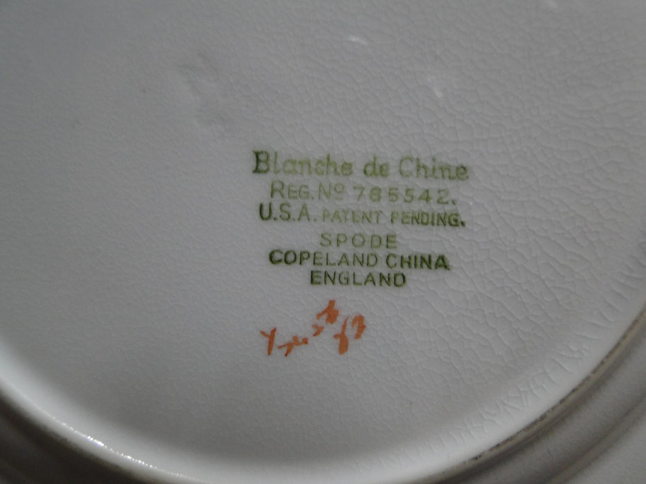 Spode Geisha Light Blue, Blanche De Chine: Bread Plate, 6 3/8", Crazing