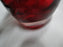 All Over Red Glass: Flower Vase, 6 1/4" Tall  --  MG#262